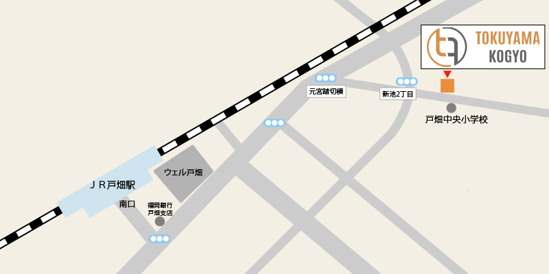 徳山工業アクセスマップ